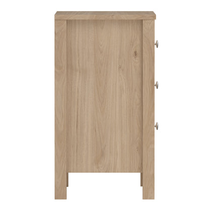 Cote | Furniture Madrid Bedside Table, 3 Drawer - Oak Madrid, Bedside Tables 72679685hlhl