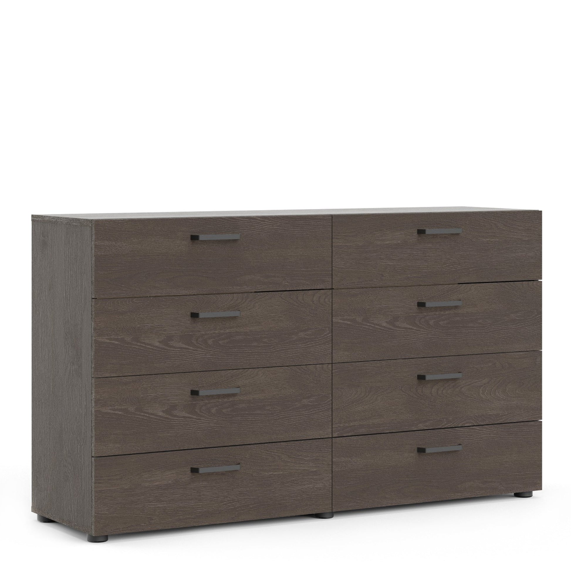 Cote | Furniture Dallas Sideboard Double Dresser, 8 Drawer - Dark Oak Dallas, Chest of Drawers 73070533glgl