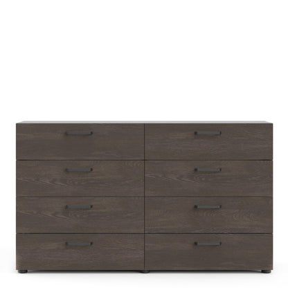 Cote | Furniture Dallas Sideboard Double Dresser, 8 Drawer - Dark Oak Dallas, Chest of Drawers 73070533glgl