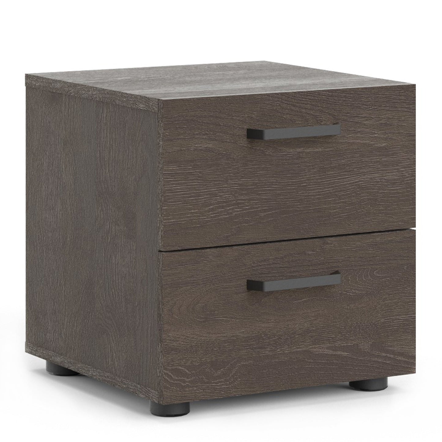 Cote | Furniture Dallas Bedside Table, 2 Drawer - Dark Oak Dallas, Bedside Tables 73070534glgl