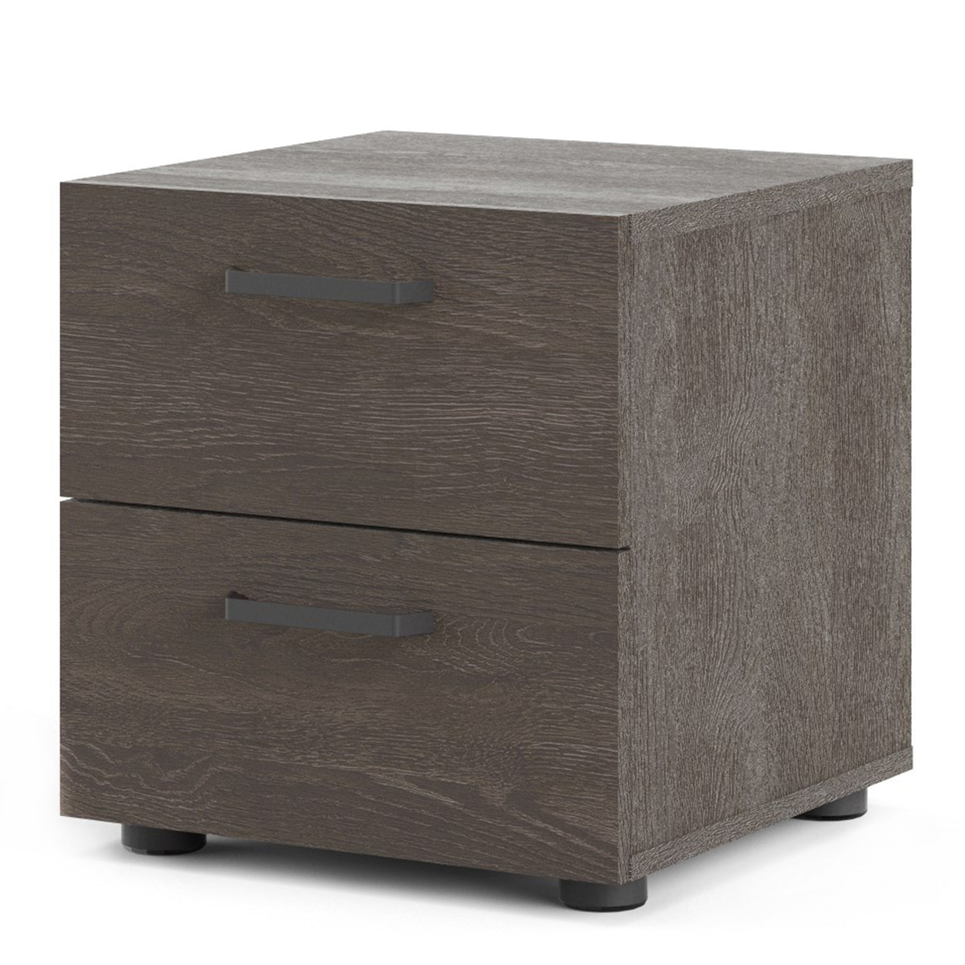 Cote | Furniture Dallas Bedside Table, 2 Drawer - Dark Oak Dallas, Bedside Tables 73070534glgl