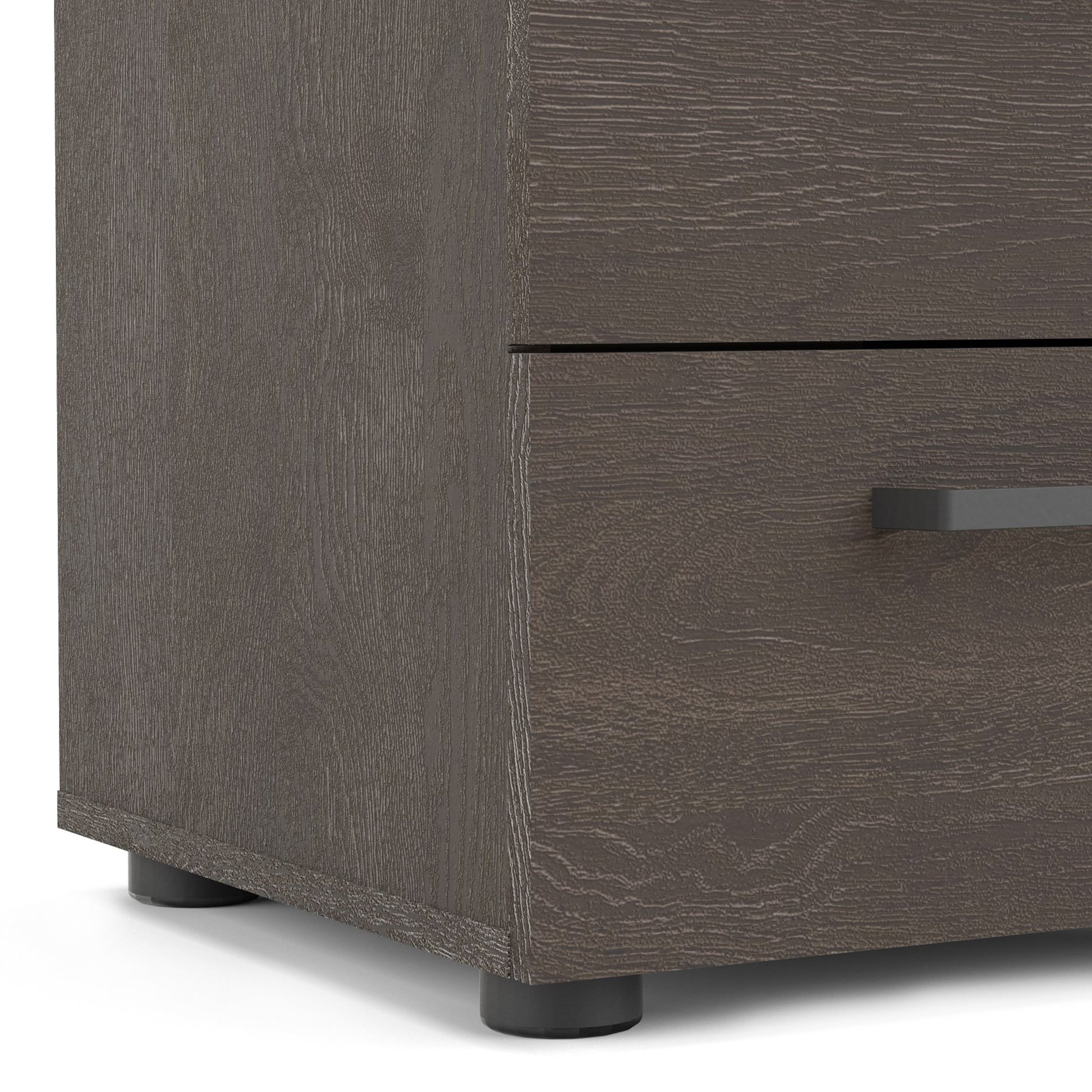 Cote | Furniture Dallas Bedside Table, 2 Drawer - Dark Oak Dallas, Bedside Tables 73070534glgl