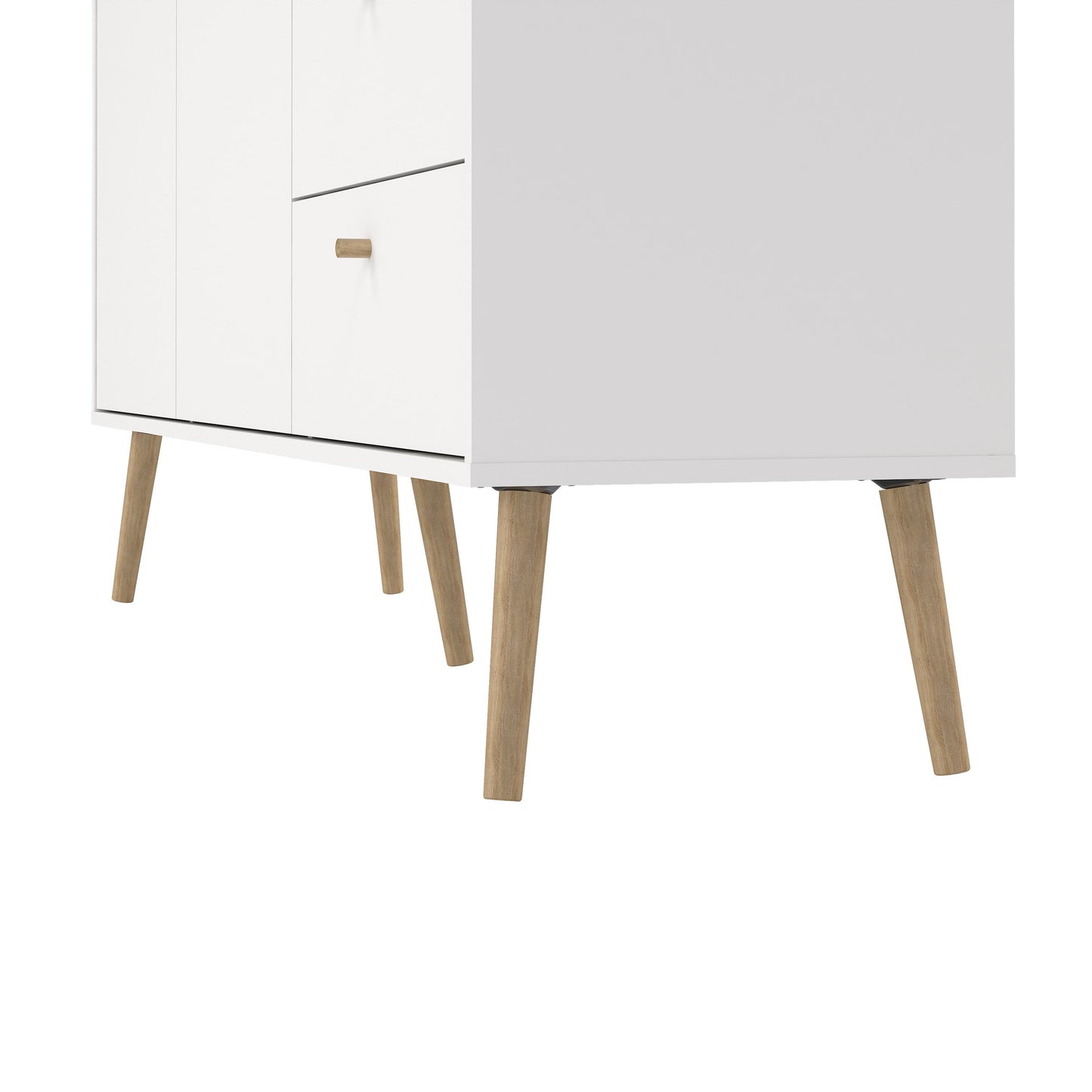 Cote | Furniture Cumbria Sideboard, 2 Door + 3 Drawer - White Cumbria, Sideboards 731491214949