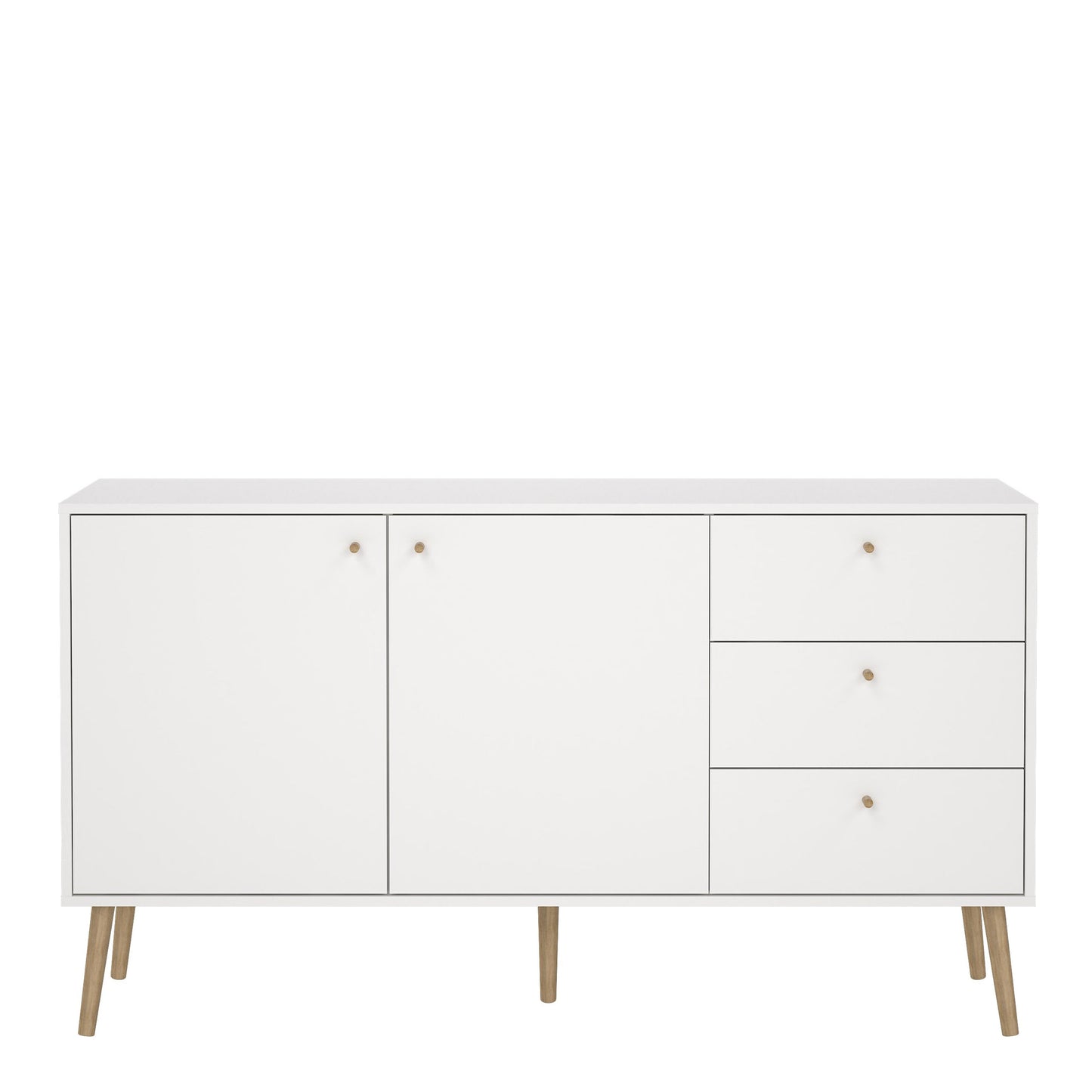 Cote | Furniture Cumbria Sideboard, 2 Door + 3 Drawer - White Cumbria, Sideboards 731491214949