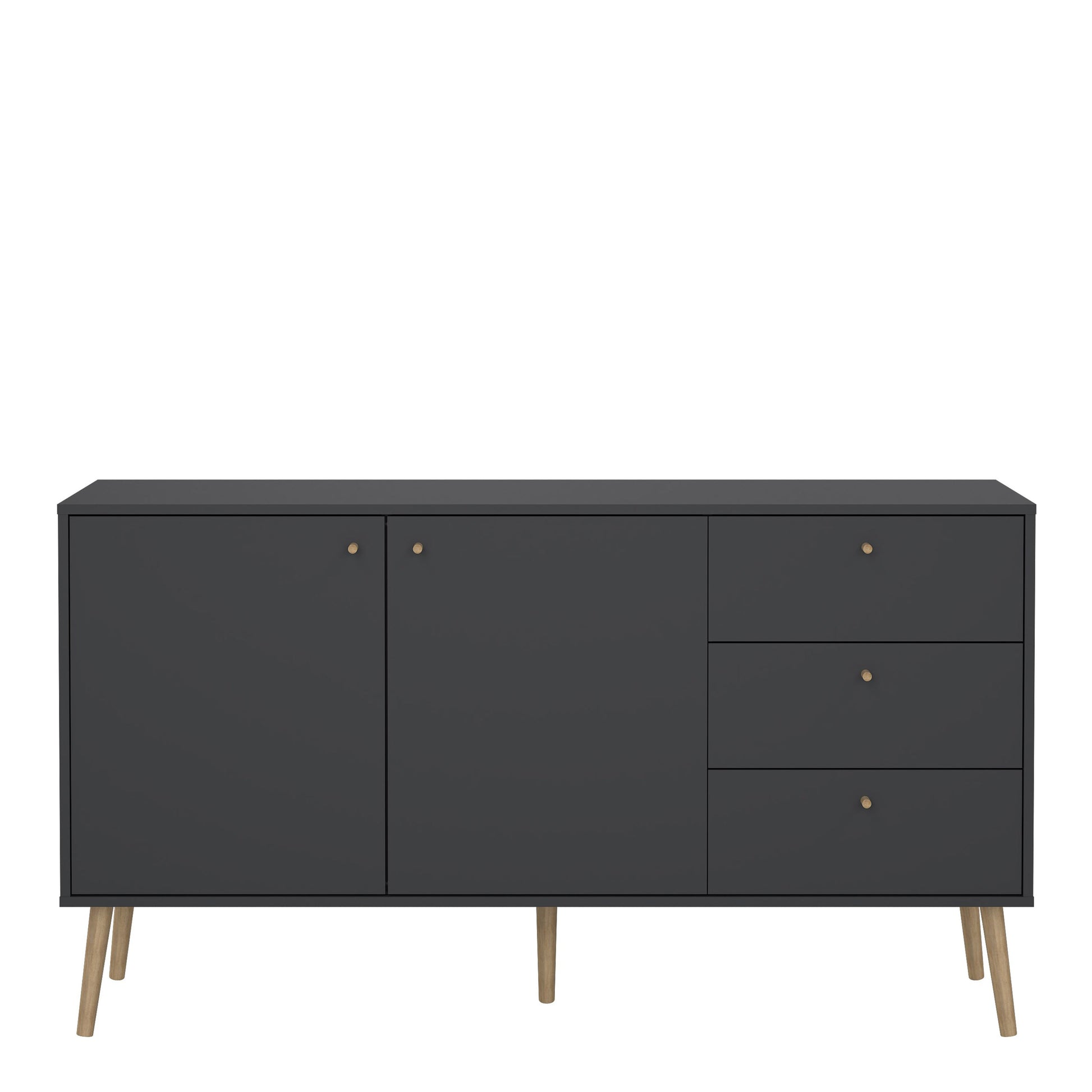 Cote | Furniture Cumbria Sideboard, 2 Doors + 3 Drawer - Dark Grey Cumbria, Sideboards 73149121igig