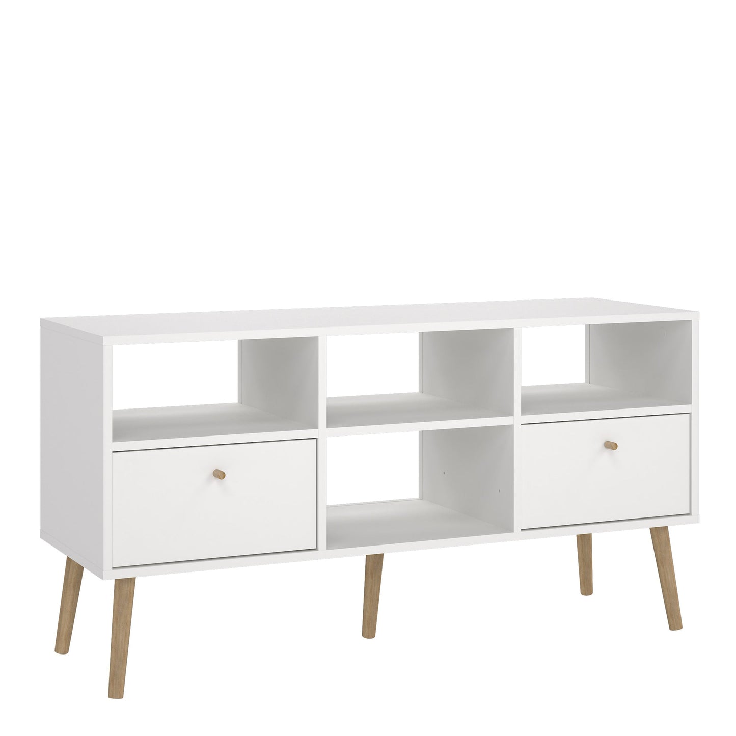 Cote | Furniture Cumbria TV Unit, 2 Drawer - White Cumbria, TV Stands 731491224949