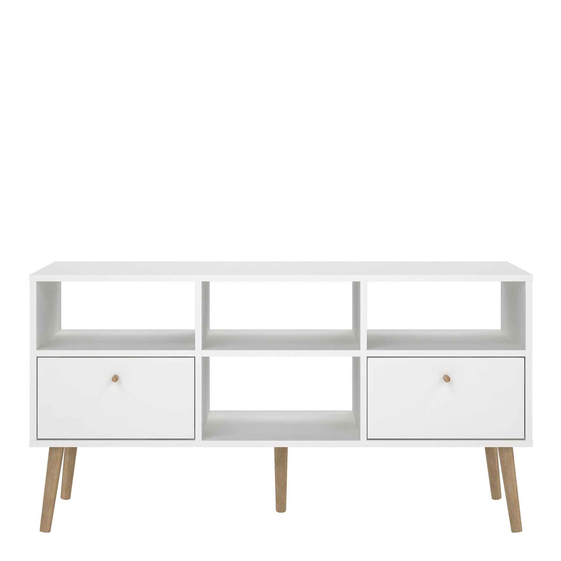 Cote | Furniture Cumbria TV Unit, 2 Drawer - White Cumbria, TV Stands 731491224949