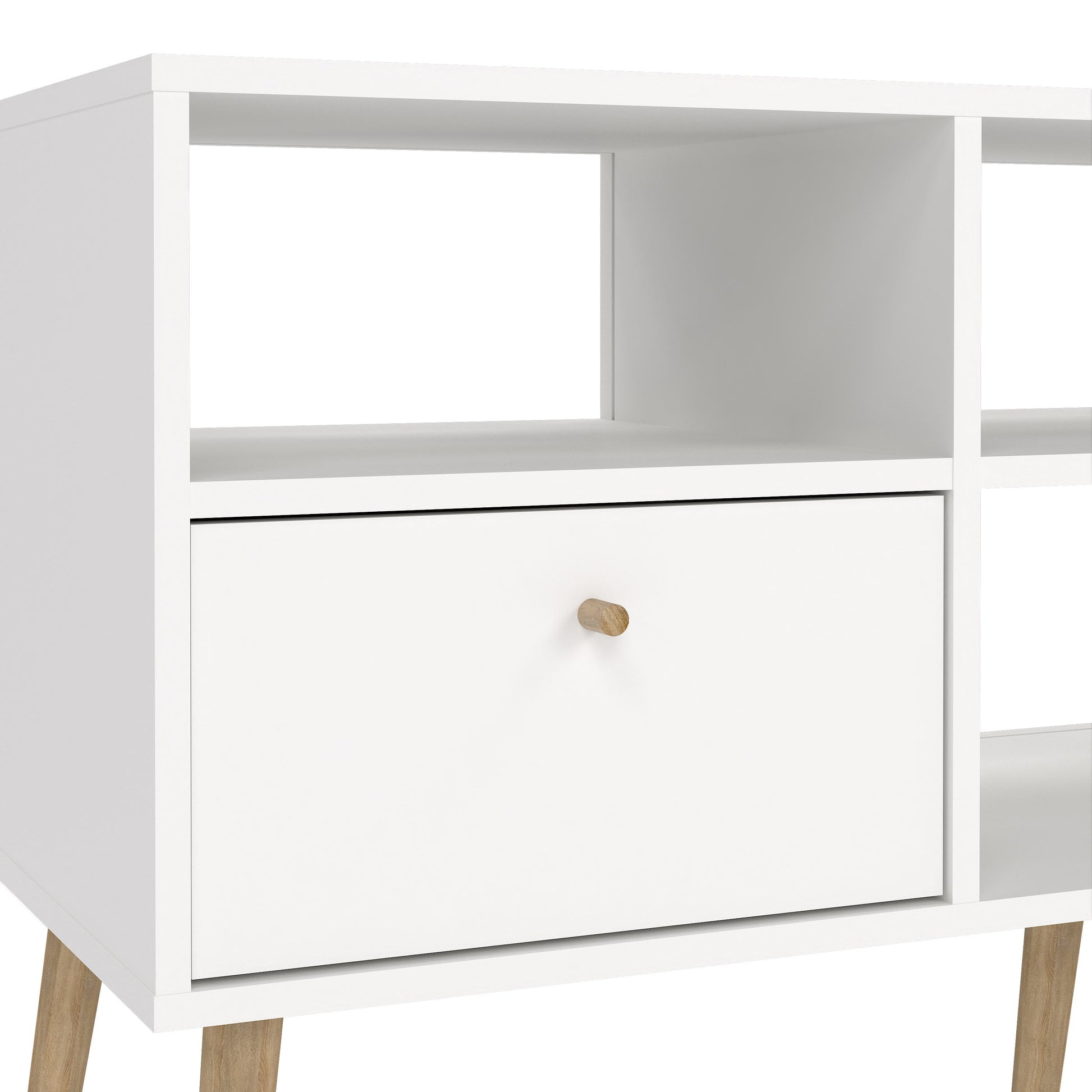 Cote | Furniture Cumbria TV Unit, 2 Drawer - White Cumbria, TV Stands 731491224949