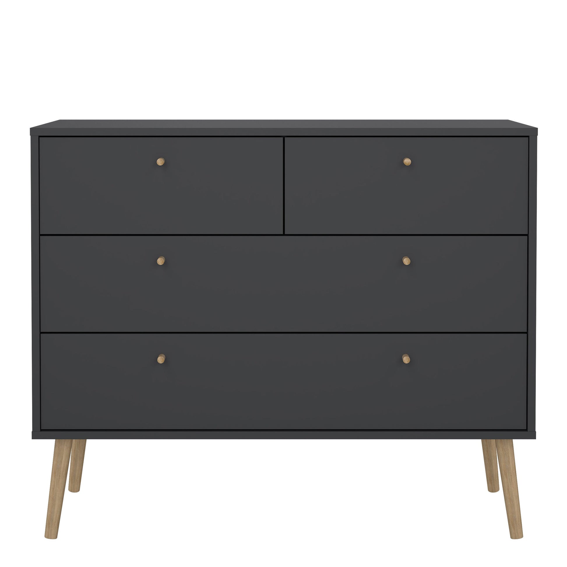 Cote | Furniture Cumbria Chest of Drawers, 2+2 Drawer - Dark Grey Cumbria, Chest of Drawers 73149124igig