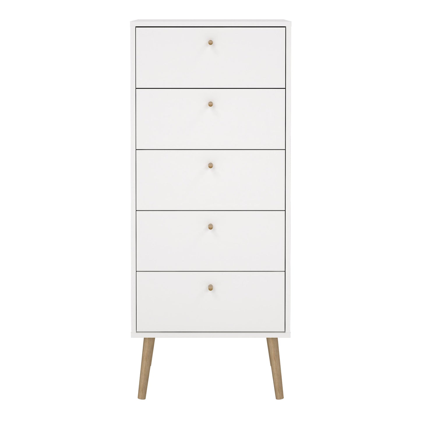 Cote | Furniture Cumbria Chest of Drawers, 5 Drawer - White Cumbria, Chest of Drawers 731491284949