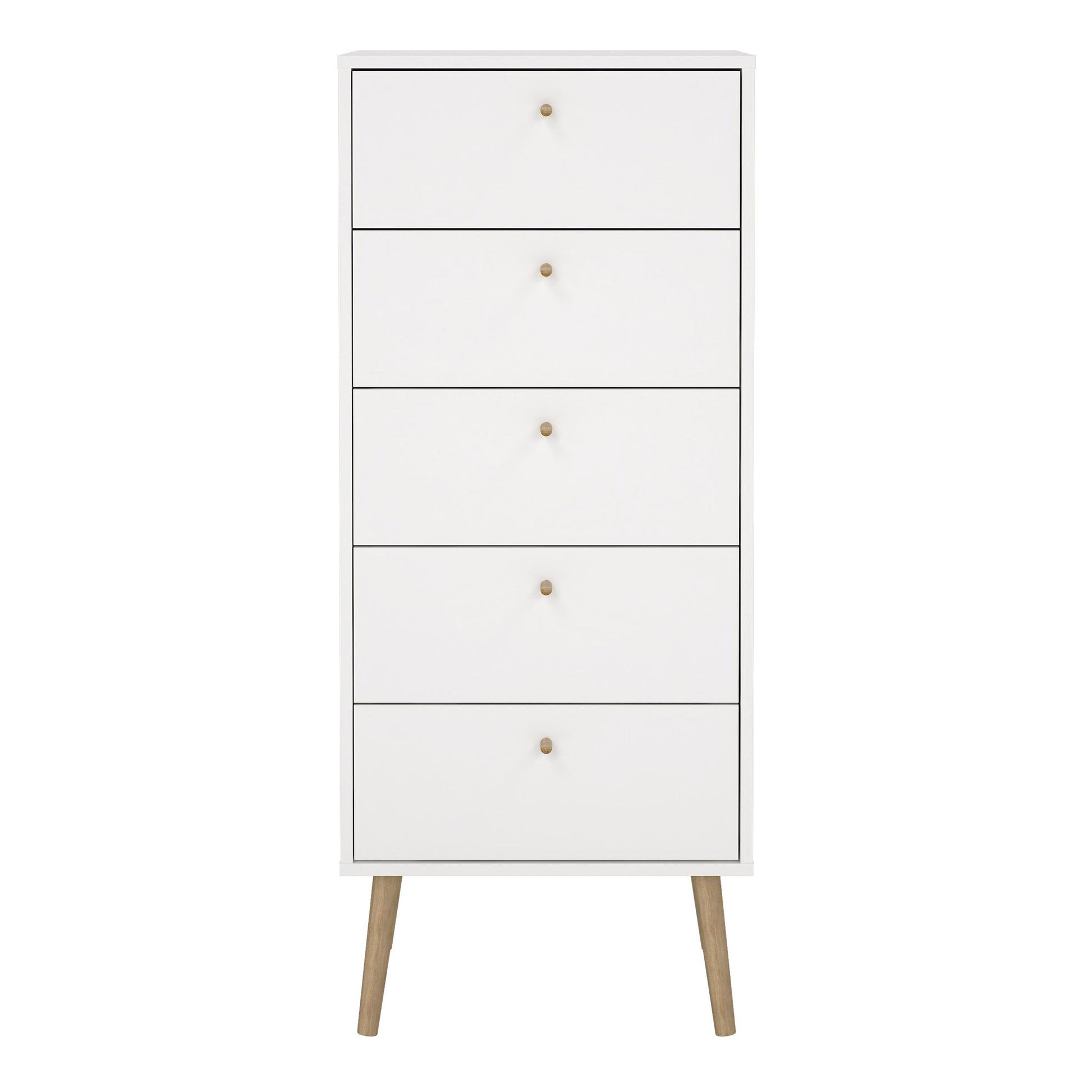 Cote | Furniture Cumbria Chest of Drawers, 5 Drawer - White Cumbria, Chest of Drawers 731491284949