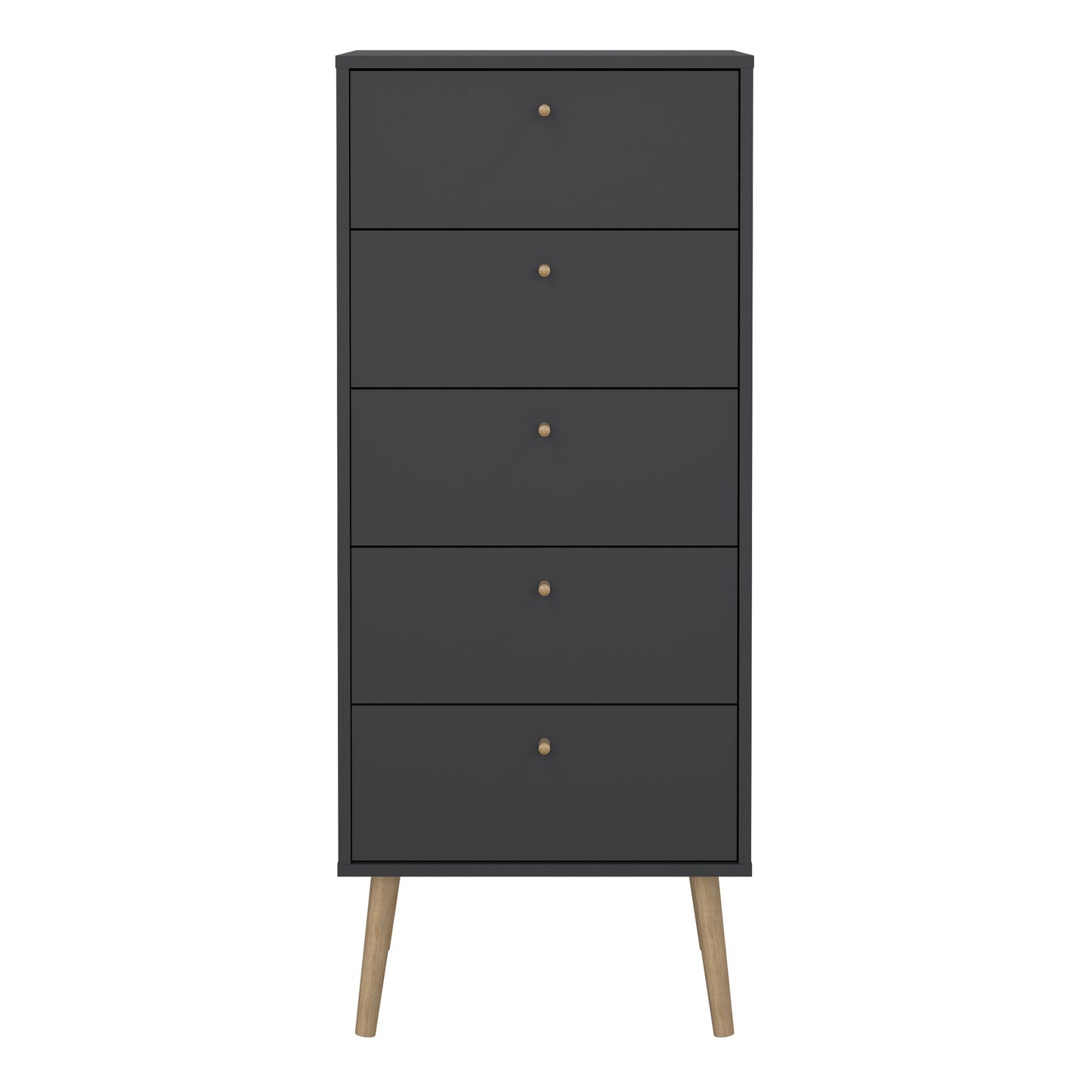 Cote | Furniture Cumbria Chest of Drawers, 5 Drawer - Dark Grey Cumbria, Chest of Drawers 73149128igig