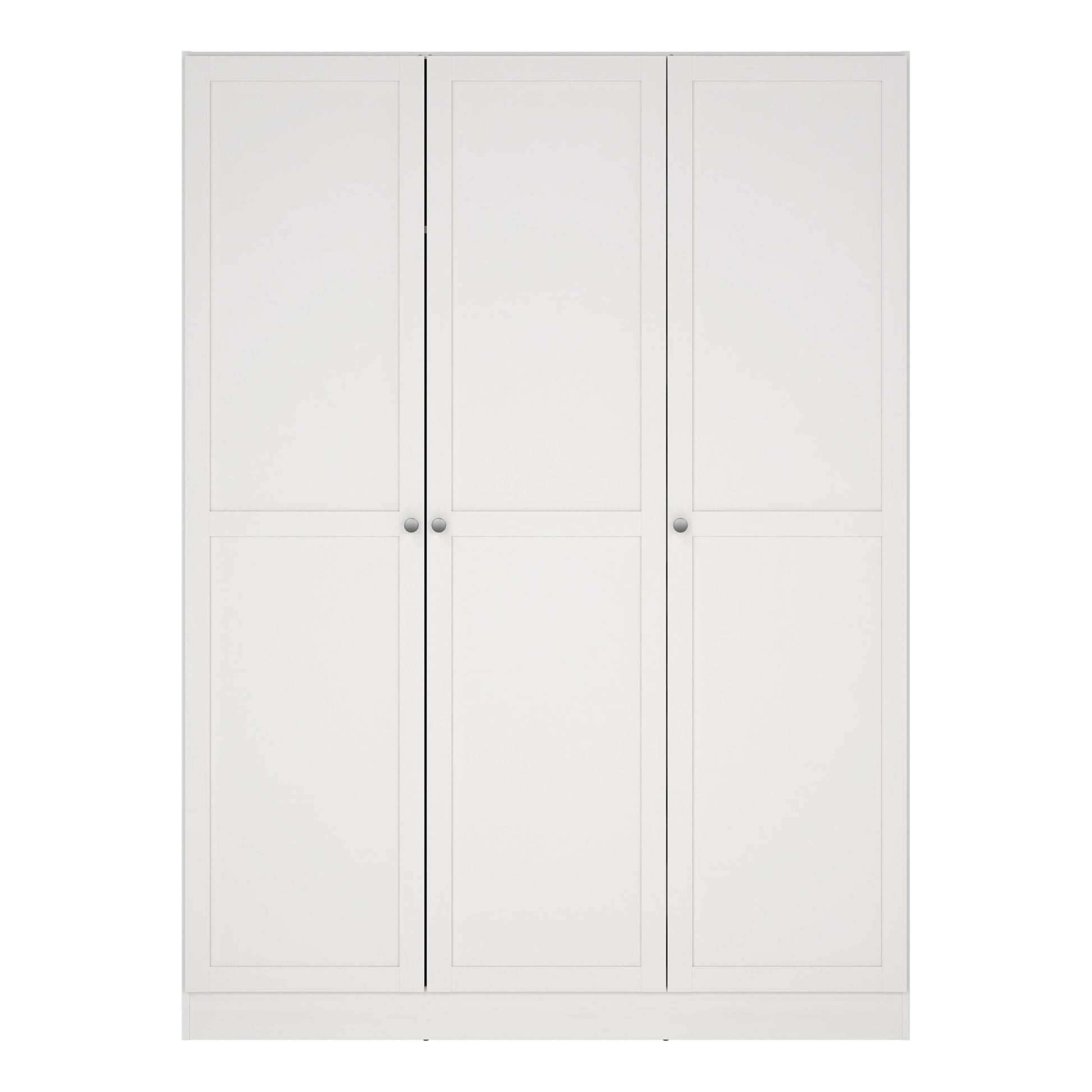 Cote | Furniture Brande Wardrobe, 3 Frame Doors - White Brande, Wardrobes 735680524949