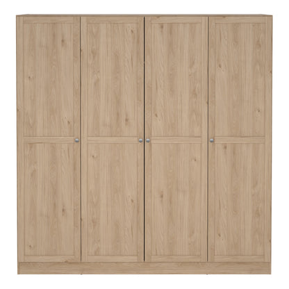 Cote | Furniture Brande Wardrobe, 4 Frame Doors - Oak Brande, Wardrobes 73568053hlhl