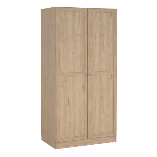 Cote | Furniture Brande Wardrobe, 2 Frame Doors - Oak Brande, Wardrobes 73568054hlhl