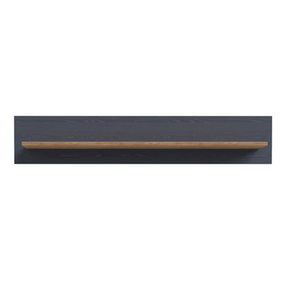 Cote | Furniture Bohol Wall Shelf  - Oak/Navy Bohol, Shelving 801bhlb01-m348