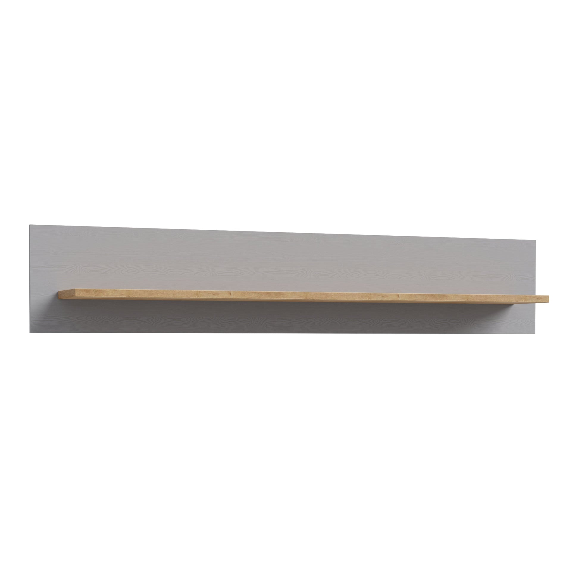 Cote | Furniture Bohol Wall Shelf - Oak/Grey Bohol, Shelving 801bhlb01-m478