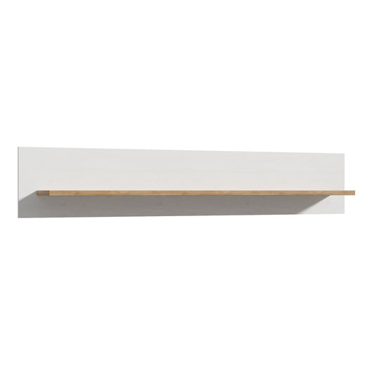 Cote | Furniture Bohol Wall Shelf - Oak/White Bohol, Shelving 801bhlb01-m482