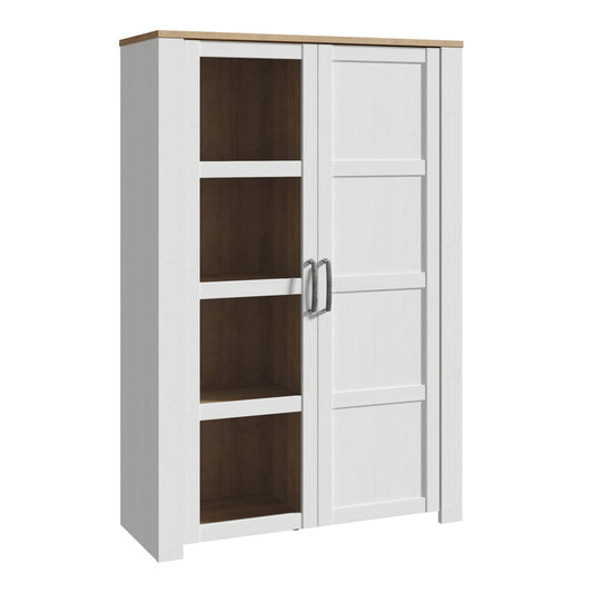 Cote | Furniture Bohol Display Cabinet - Oak/White Bohol, Display Cabinets 801bhlv621-m482