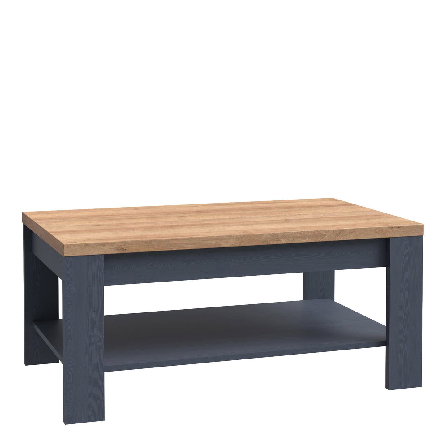 Cote | Furniture Bohol Coffee Table - Oak/Navy Bohol, Coffee Tables 801brct501-m348