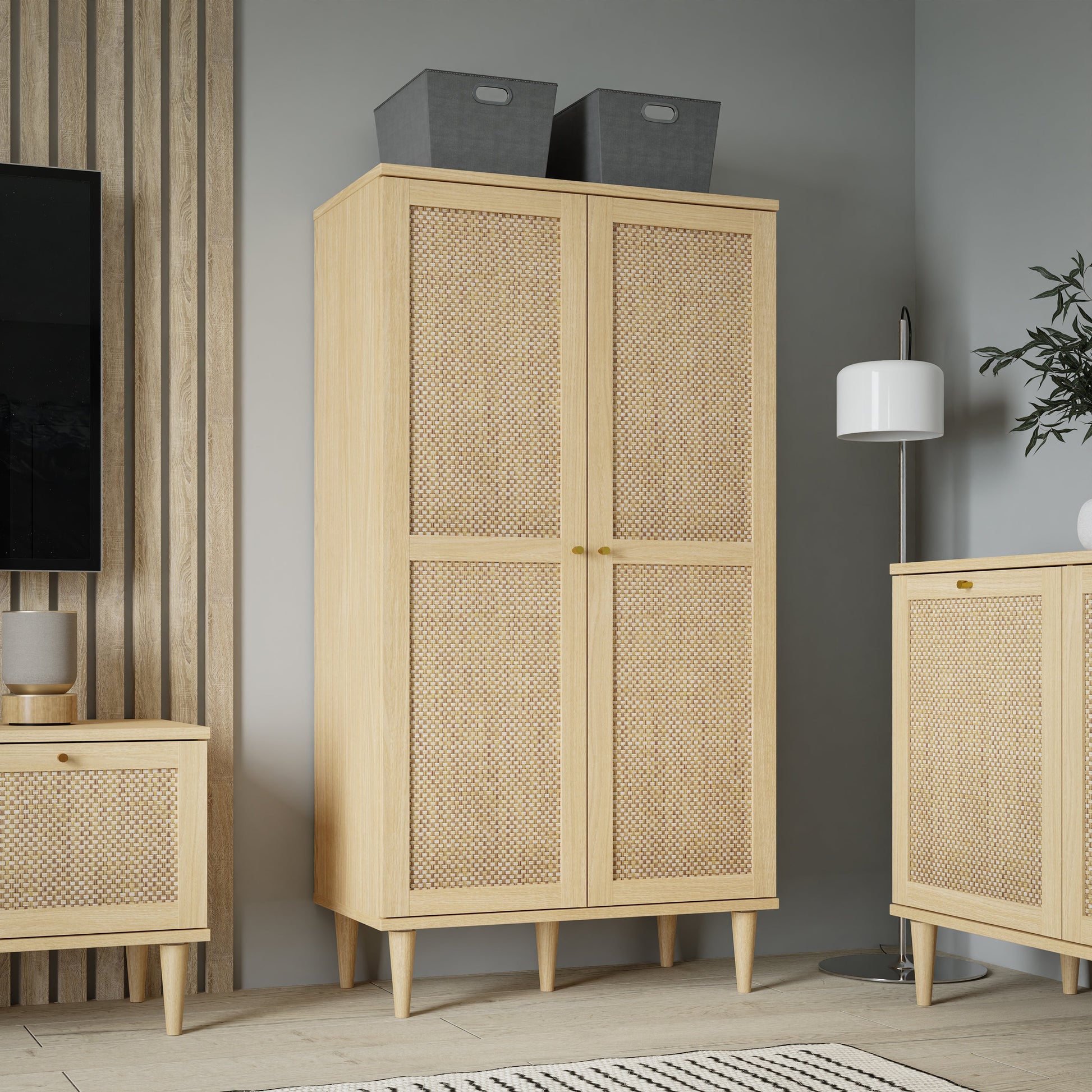 Cote | Furniture Calasetta Display Cabinet - Rattan  Calasetta, Display Cabinets 801cqss622-d95d