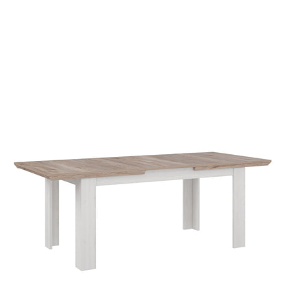 Cote | Furniture Illoppa 4-6 Extendable Dining Table - Snowy Oak & Oak Illopa, Dining Tables 801eplt401-j99