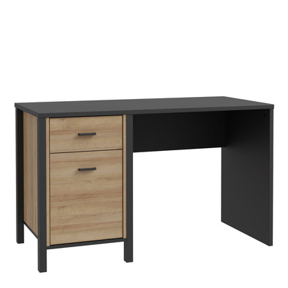 Cote | Furniture High Rock Desk, 1 Door + 1 Drawer - Black & Oak High Rock, Dressing Tables & Desks 801hrkb211l-m197