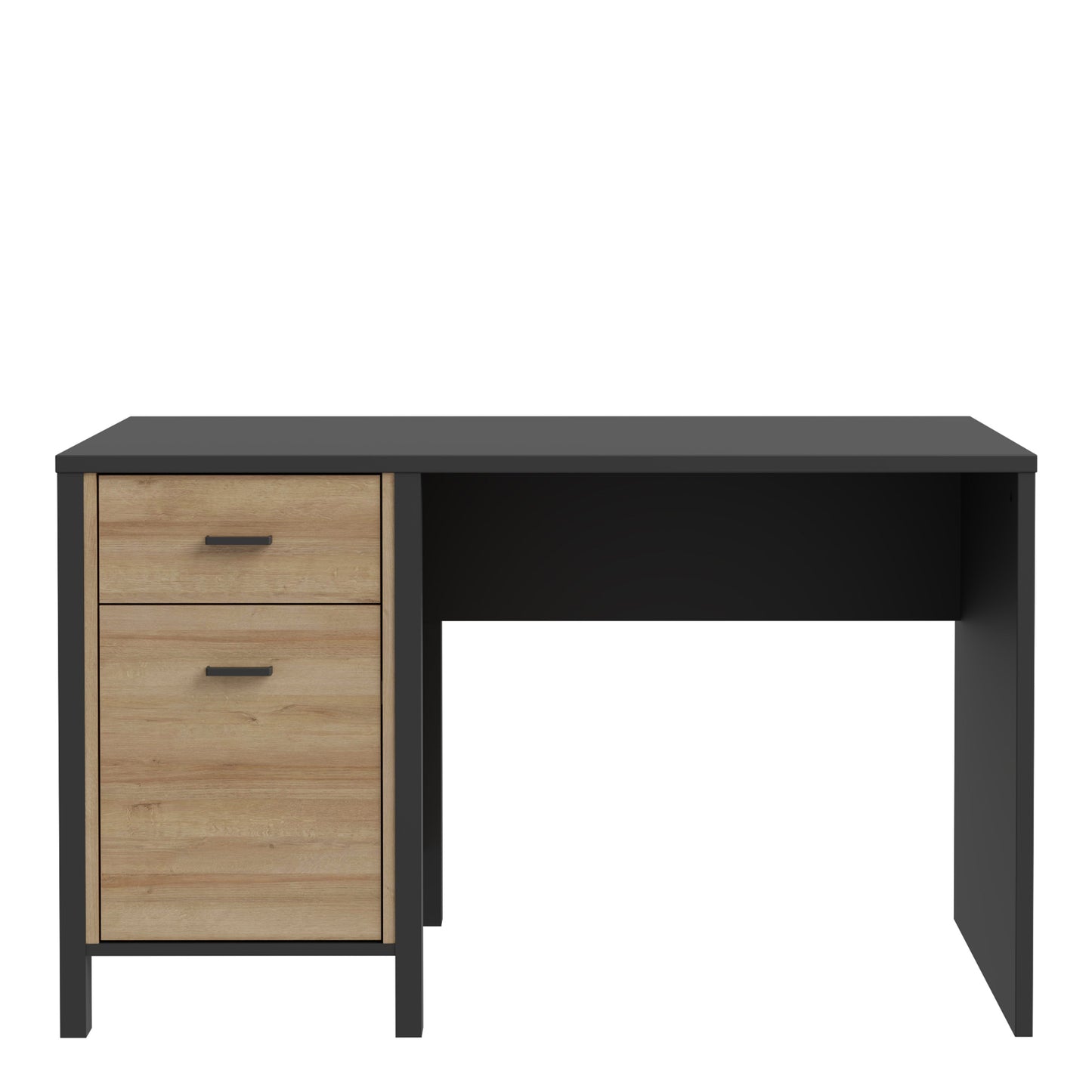 Cote | Furniture High Rock Desk, 1 Door + 1 Drawer - Black & Oak High Rock, Dressing Tables & Desks 801hrkb211l-m197