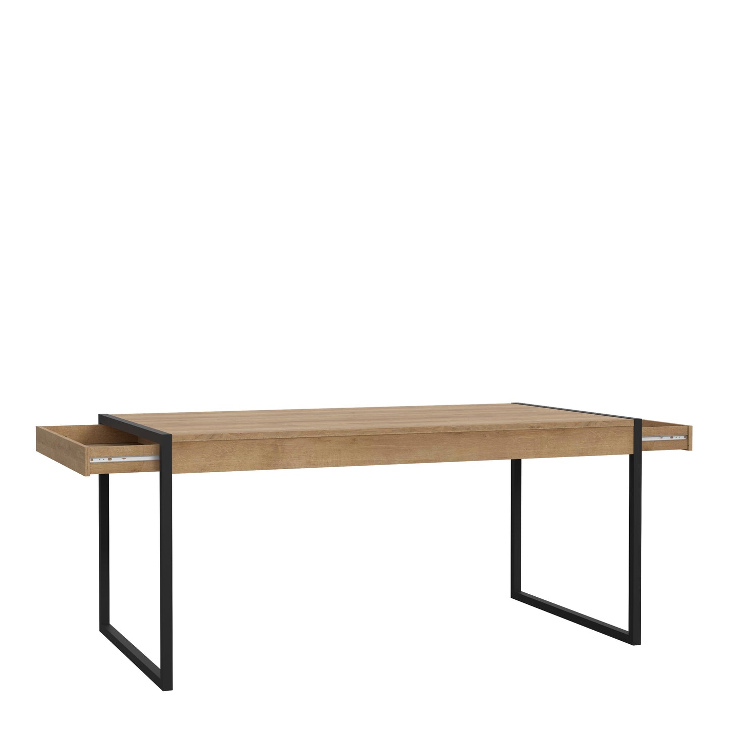 Cote | Furniture High Rock 4 Seater Dining Table (Includes 2 Drawers) - Black & Oak High Rock, Dining Tables 801hudt403-m219