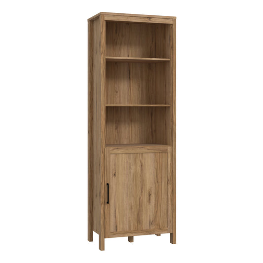 Cote | Furniture Malte Brun Shelf Unit, 1 Door - Oak Malte Brun, Shelving 801mtbr711-d84