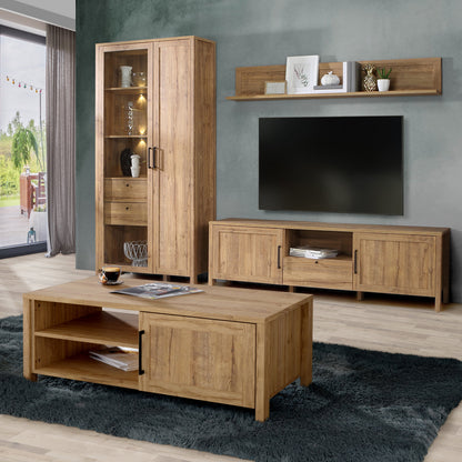 Cote | Furniture Malte Brun Display Cabinet - Oak Malte Brun, Display Cabinets 801mtbv721r-d84