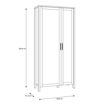 Cote | Furniture Malte Brun Display Cabinet - Oak Malte Brun, Display Cabinets 801mtbv721r-d84