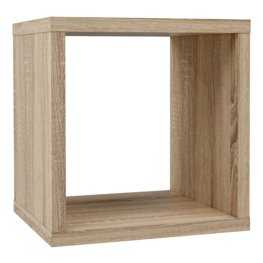 Cote | Furniture Mauro Singular Cube Storage Unit - Sonoma Oak Mauro, Side Tables 801mxxr011-d30f