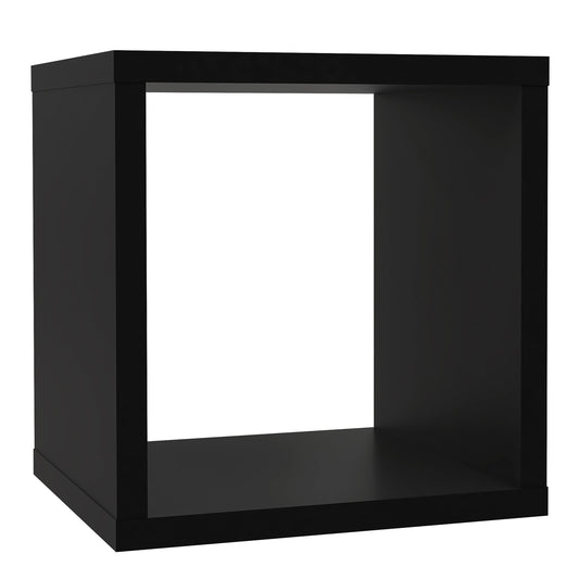 Cote | Furniture Mauro Singular Cube Storage Unit - Black Mauro, Side Tables 801mxxr011-z13m