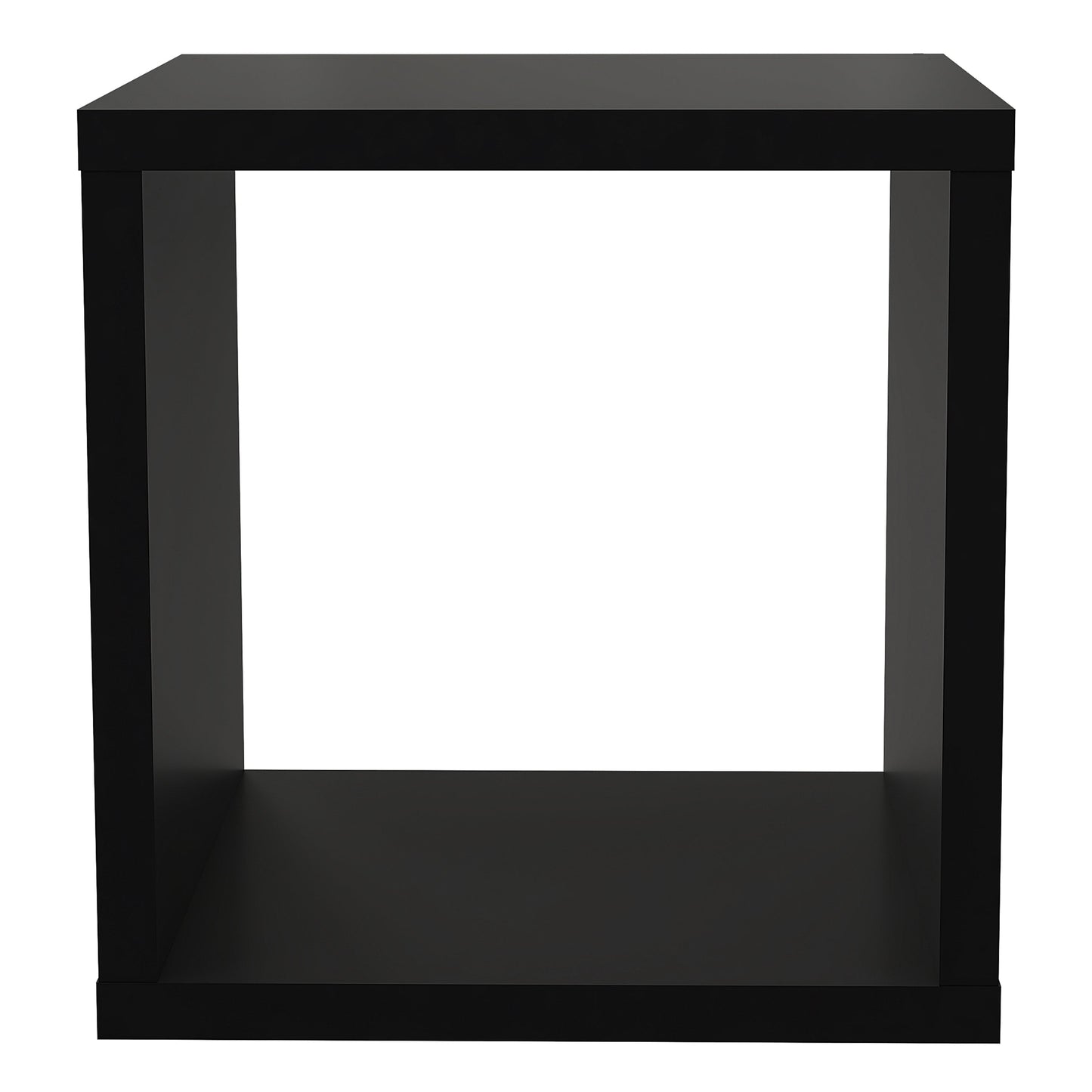 Cote | Furniture Mauro Singular Cube Storage Unit - Black Mauro, Side Tables 801mxxr011-z13m