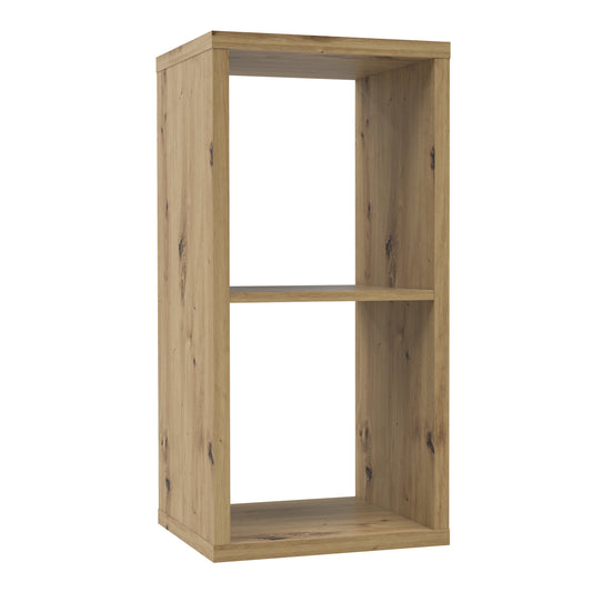 Cote | Furniture Mauro 1 Shelf Cube Storage Unit - Artisan Oak Mauro, Shelving 801mxxr111-d78