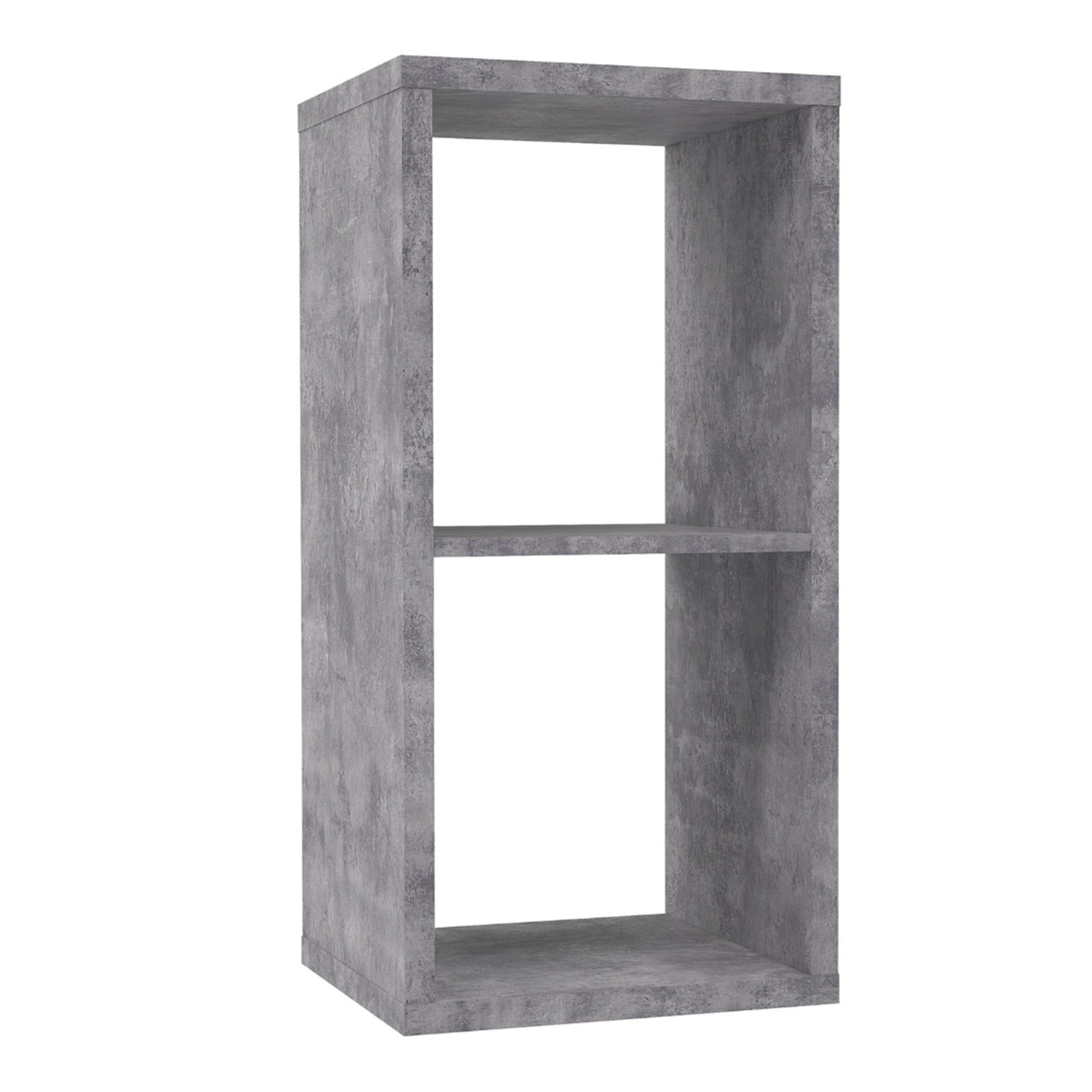 Cote | Furniture Mauro 1 Shelf Cube Storage Unit - Concrete Grey Mauro, Shelving 801mxxr111-u39