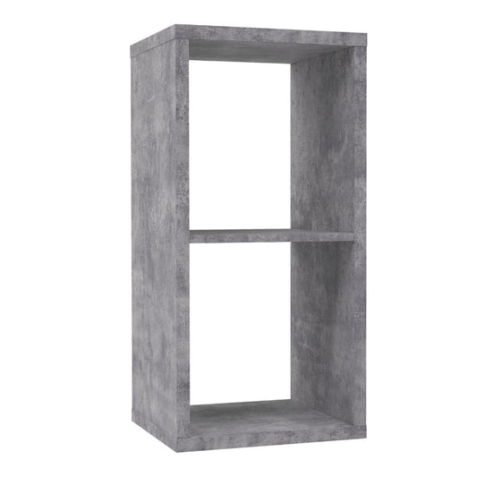 Cote | Furniture Mauro 1 Shelf Cube Storage Unit - Concrete Grey Mauro, Shelving 801mxxr111-u39