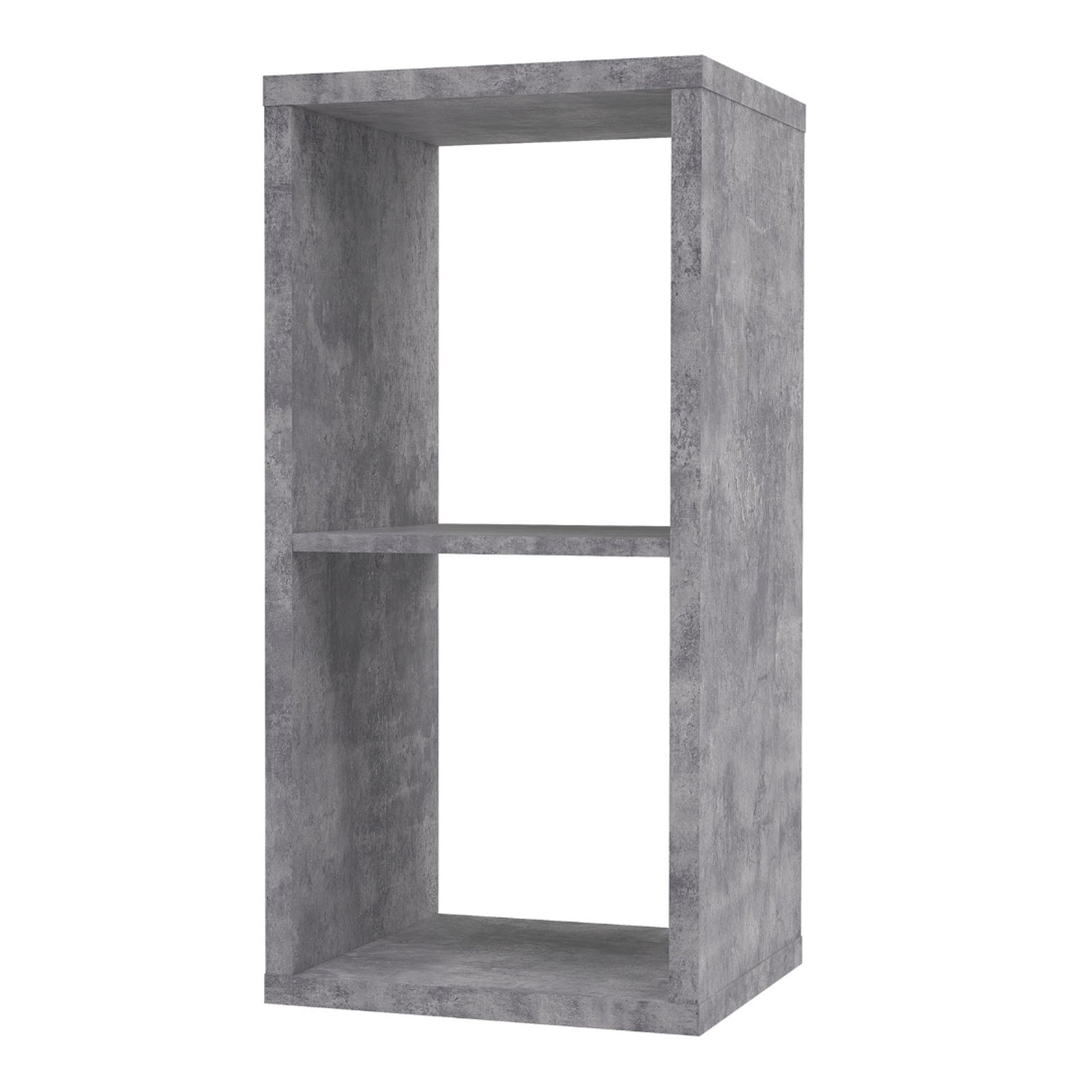 Cote | Furniture Mauro 1 Shelf Cube Storage Unit - Concrete Grey Mauro, Shelving 801mxxr111-u39