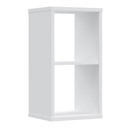 Cote | Furniture Mauro 1 Shelf Cube Storage Unit - High Gloss White Mauro, Shelving 801mxxr111-v92