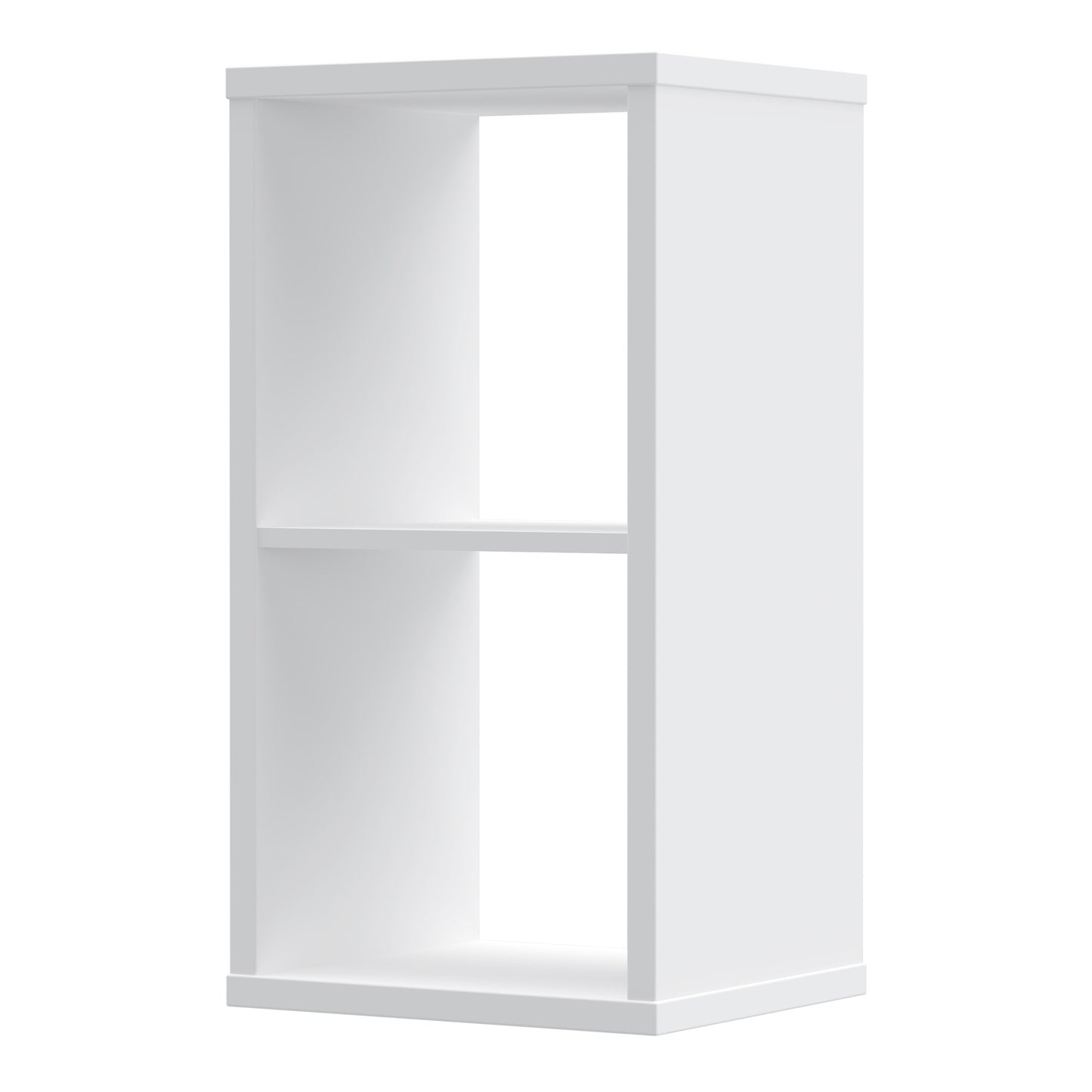 Cote | Furniture Mauro 1 Shelf Cube Storage Unit - High Gloss White Mauro, Shelving 801mxxr111-v92