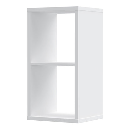 Cote | Furniture Mauro 1 Shelf Cube Storage Unit - High Gloss White Mauro, Shelving 801mxxr111-v92