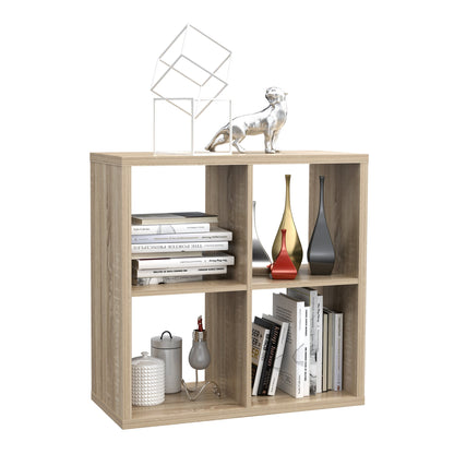 Cote | Furniture Mauro 2x2 Cube Storage Unit - Sonoma Oak Mauro, Side Tables 801mxxr221-d30f