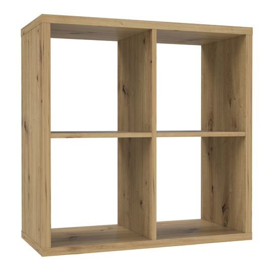 Cote | Furniture Mauro 2x2 Cube Storage Unit - Artisan Oak Mauro, Shelving 801mxxr221-d78