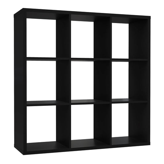 Cote | Furniture Mauro 3x3 Cube Storage Unit - Black Mauro, Shelving 801mxxr331-z13m