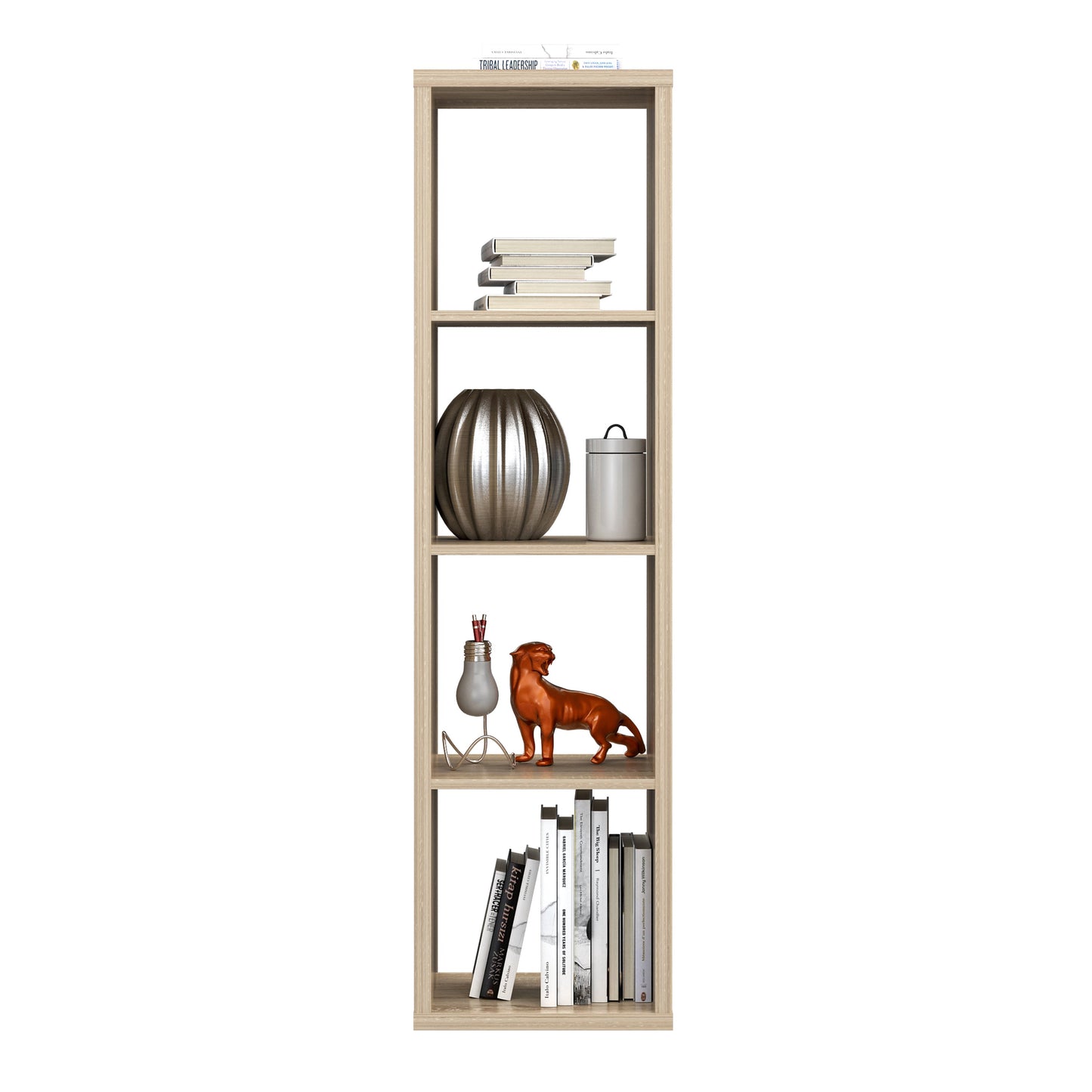 Cote | Furniture Mauro 3 Cube Shelves Storage Unit - Sonoma Oak Mauro, Side Tables 801mxxr411-d30f