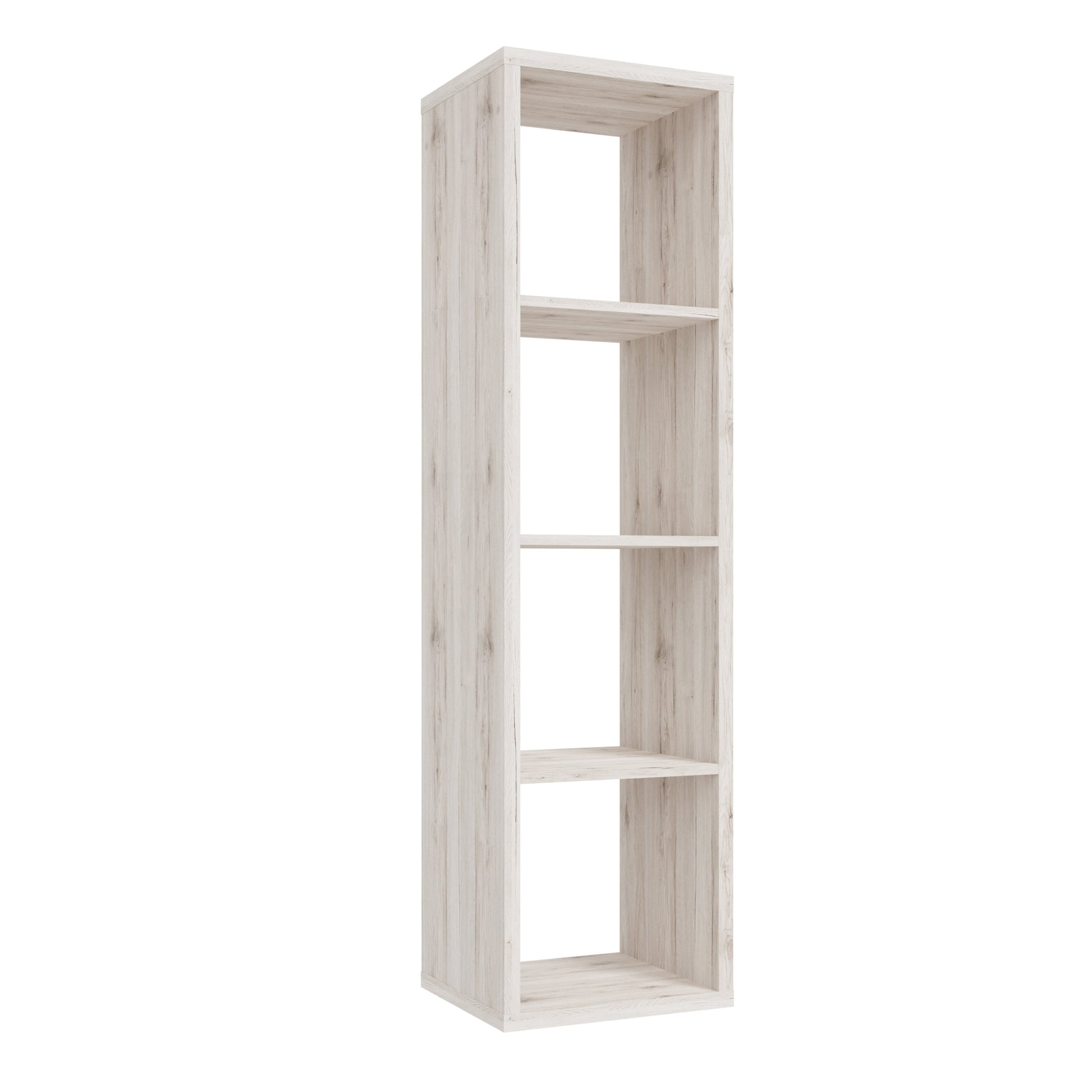 Cote | Furniture Mauro 3 Cube Shelves Storage Unit - Sand Oak Mauro, Side Tables 801mxxr411-d41f