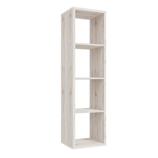 Cote | Furniture Mauro 3 Cube Shelves Storage Unit - Sand Oak Mauro, Side Tables 801mxxr411-d41f