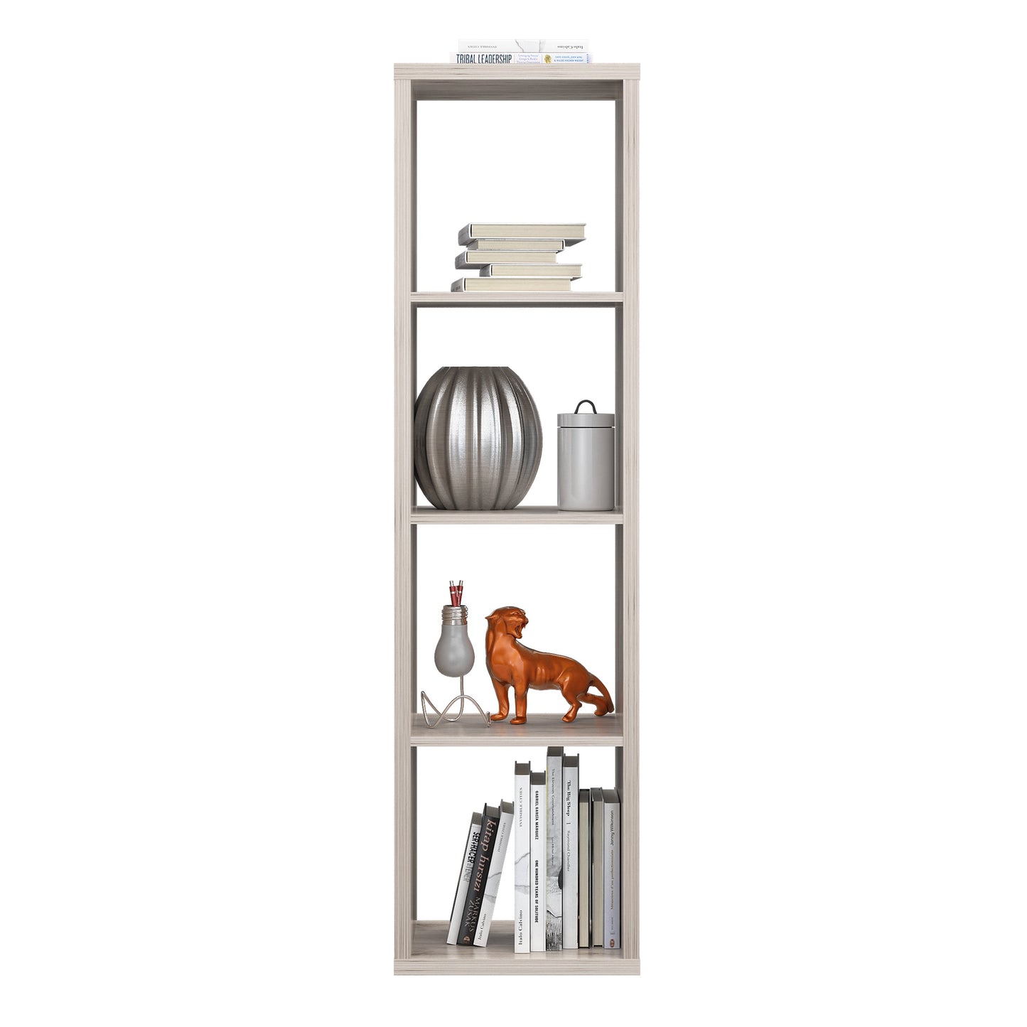 Cote | Furniture Mauro 3 Cube Shelves Storage Unit - Sand Oak Mauro, Side Tables 801mxxr411-d41f