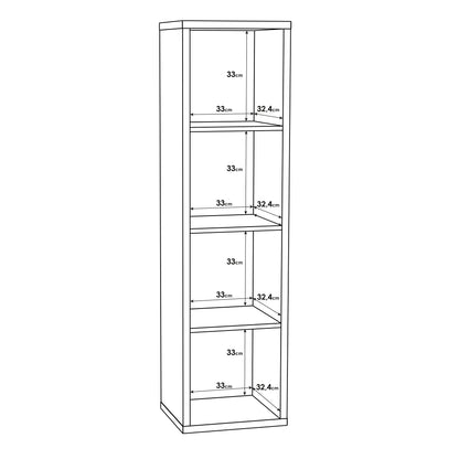 Cote | Furniture Mauro 3 Cube Shelves Storage Unit - Sand Oak Mauro, Side Tables 801mxxr411-d41f